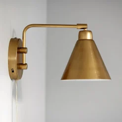 Wandleuchte, Game, Messing