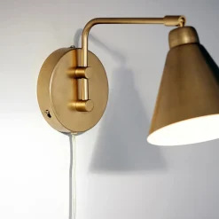 Wandleuchte, Game, Messing