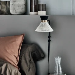 Wandleuchte, HDCord, Schwarz