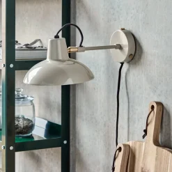 Wandleuchte, HDDesk, Grau