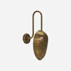 Wandleuchte, HDSwan, Antikes Messing