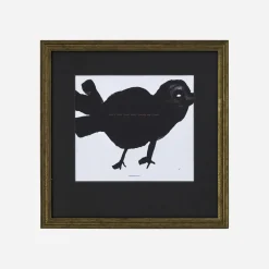 Wandobjekt, HDBird, Schwarz