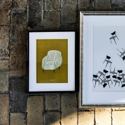 Wandobjekt, HDChair, Senfgelb