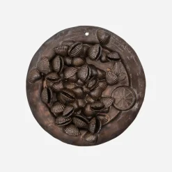 Wandobjekt, HDPlate, Braun