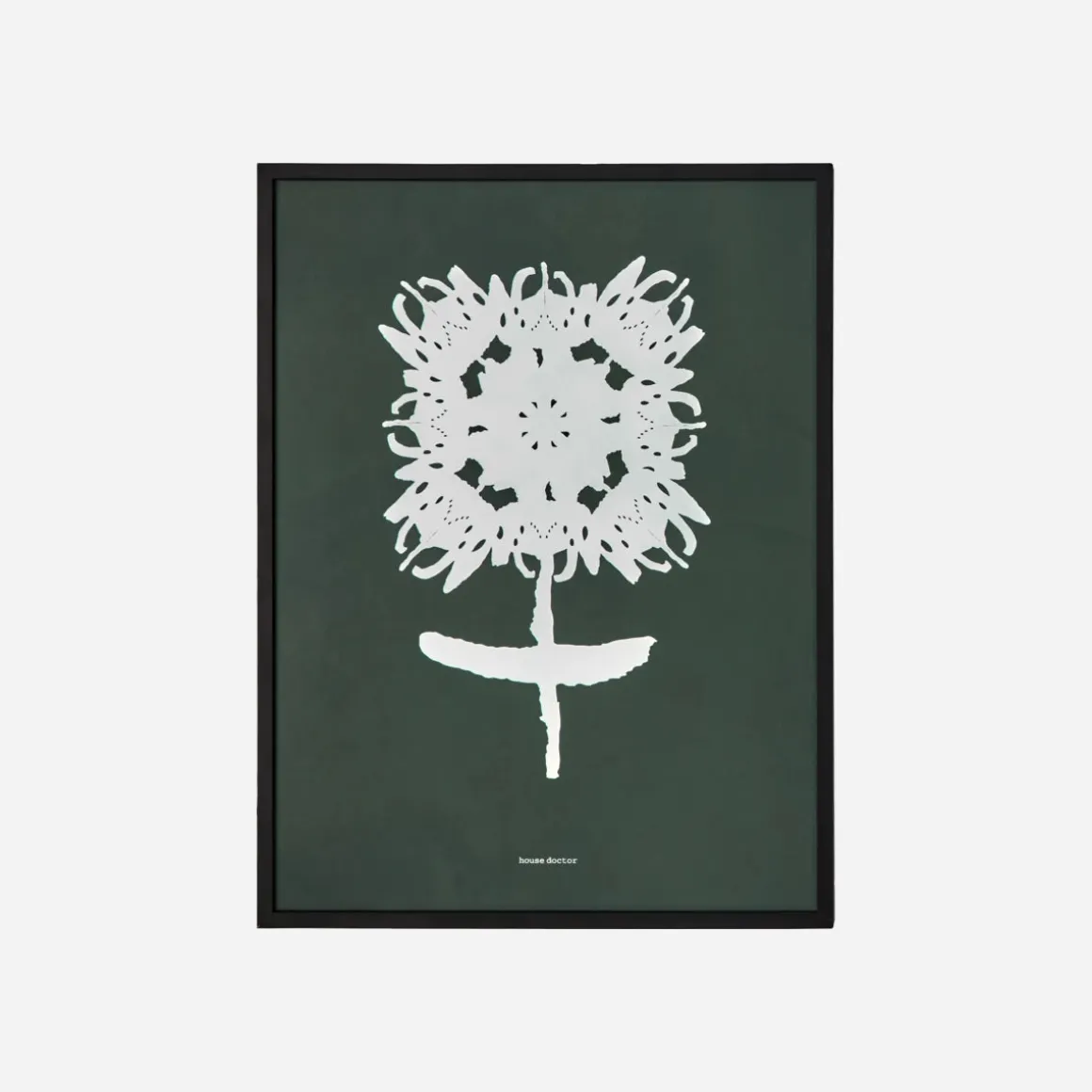 Wandobjekt, HDTale, Dunkelgrün;Weiß