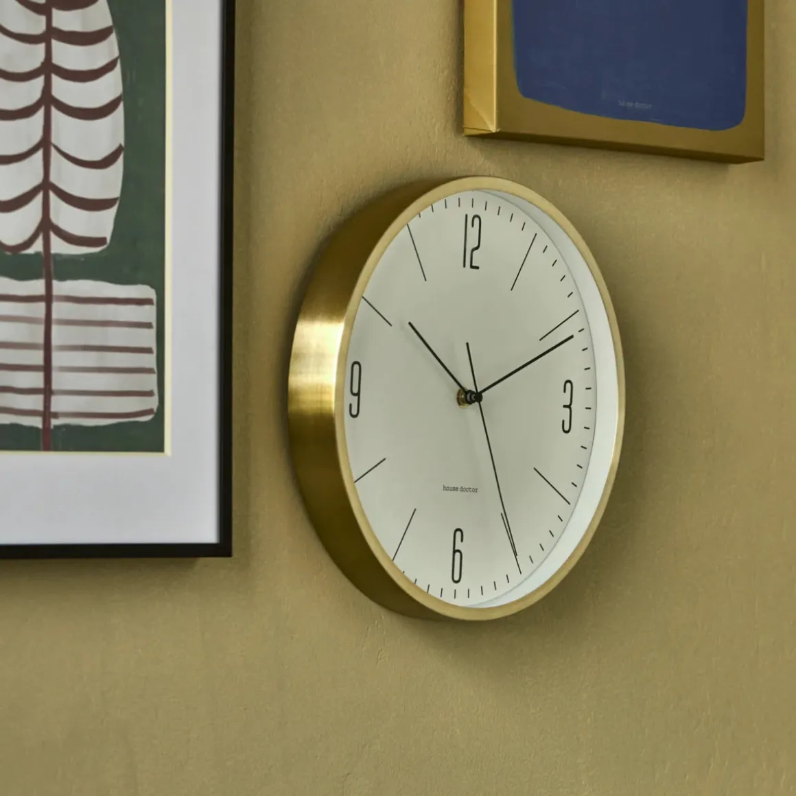 Wanduhr, HDHour, Gold