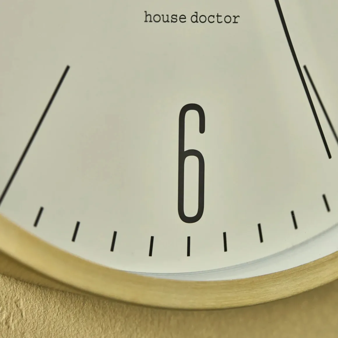 Wanduhr, HDHour, Gold