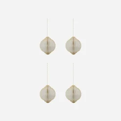 Weihnachtsschmuck, HDAlsta, Off-White;Gold