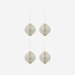 Weihnachtsschmuck, HDAlsta, Off-White;Gold