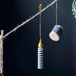 Weihnachtsschmuck, HDCandle, Grün;Rose;Blau