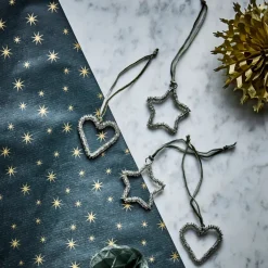 Weihnachtsschmuck, HDConnect, Silber-Finish