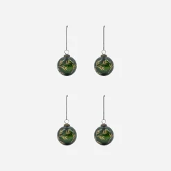 Weihnachtsschmuck, HDLeaf, Grün;Gold