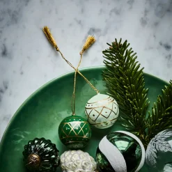 Weihnachtsschmuck, HDMach, Dunkelgrün;Minzgrün