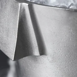 Weinkühler, Buck, Gebürstetes Silber